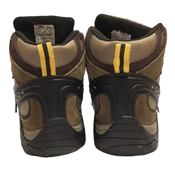 Bearpaw Brock Mens Sz 10 Waterproof Hiking Boots Brown Shoes Leather Suede main image 5